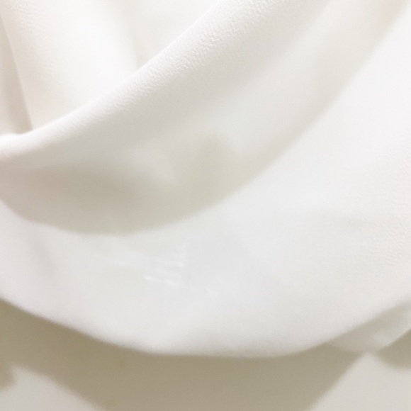 NWT Attitude Surplice Layered Tank Top White S 4/6 - Picture 12 of 13